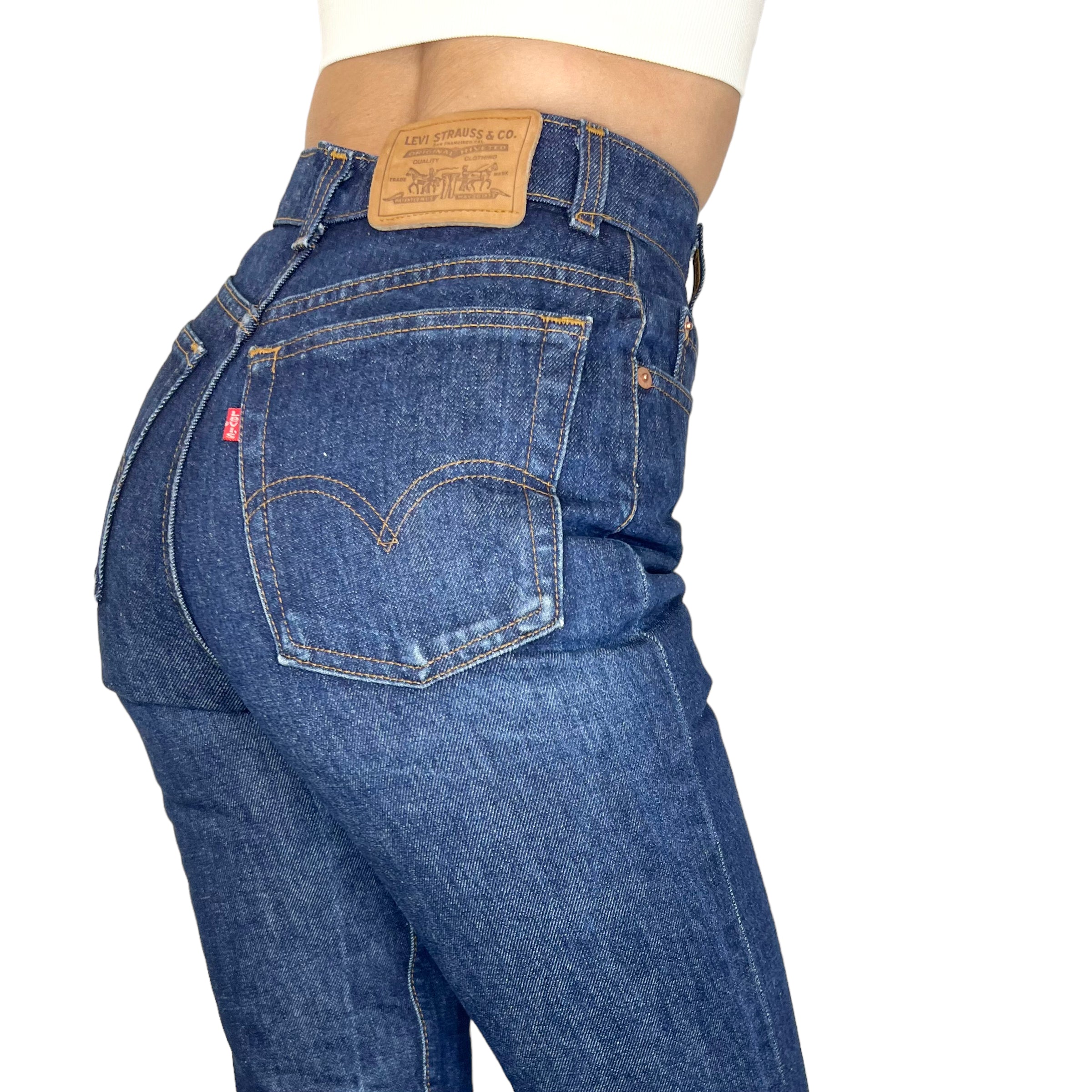 High waisted vintage levi jeans best sale