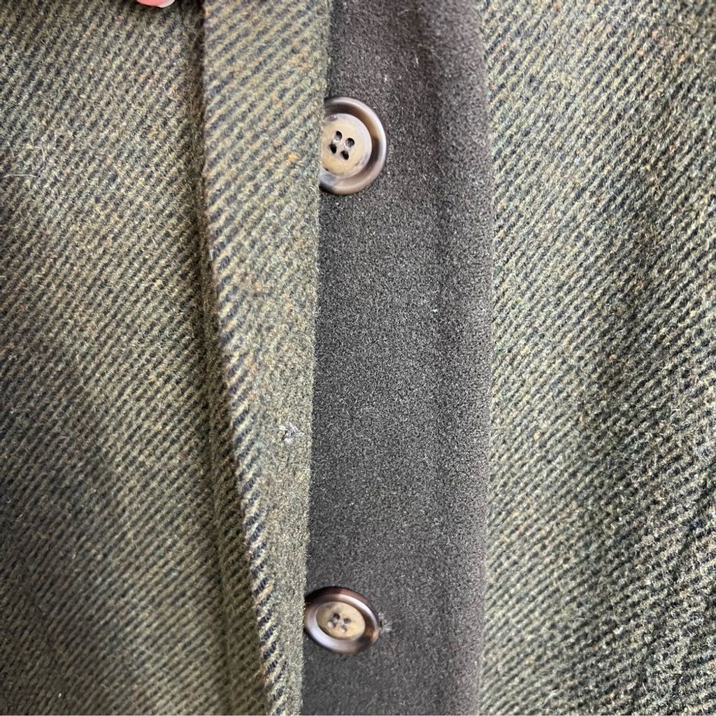 Vintage Me Jay Montreal wool blend green tweed coat 11/12