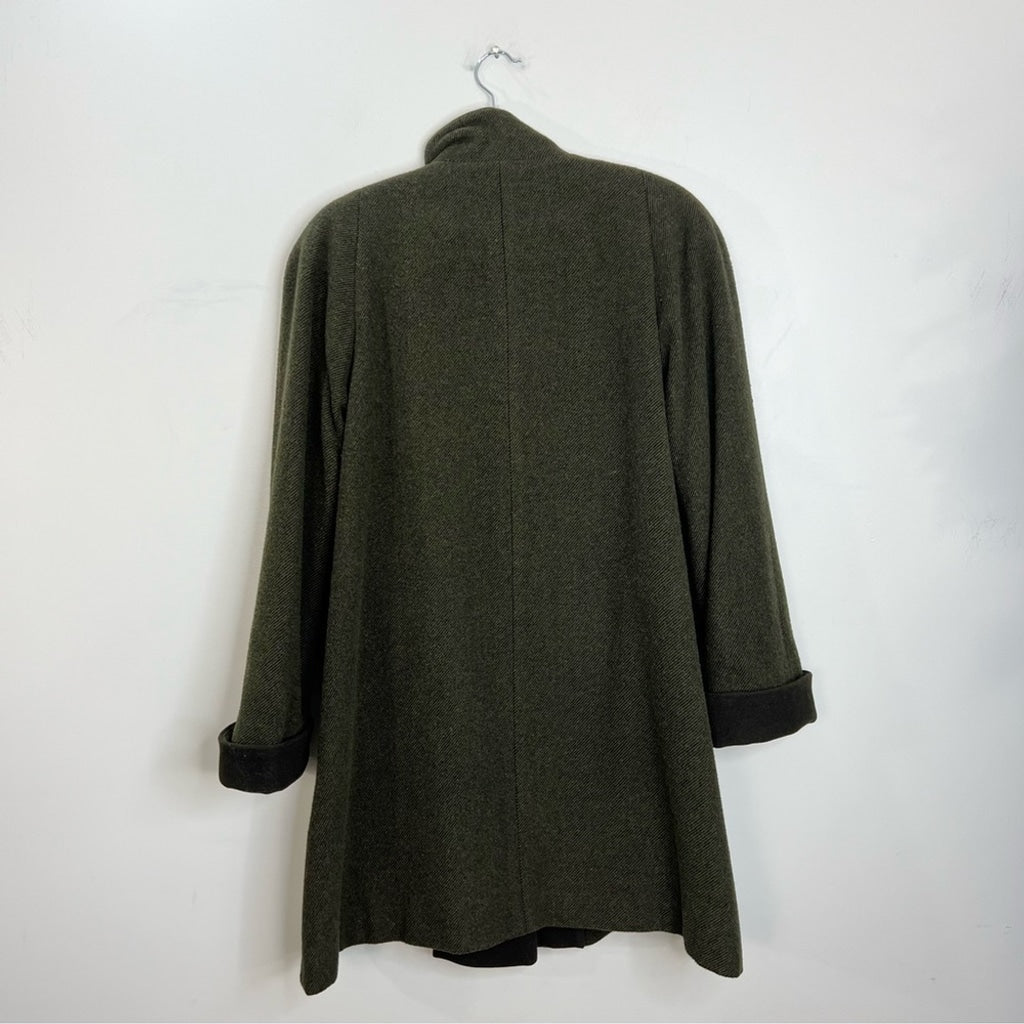 Vintage Me Jay Montreal wool blend green tweed coat 11/12