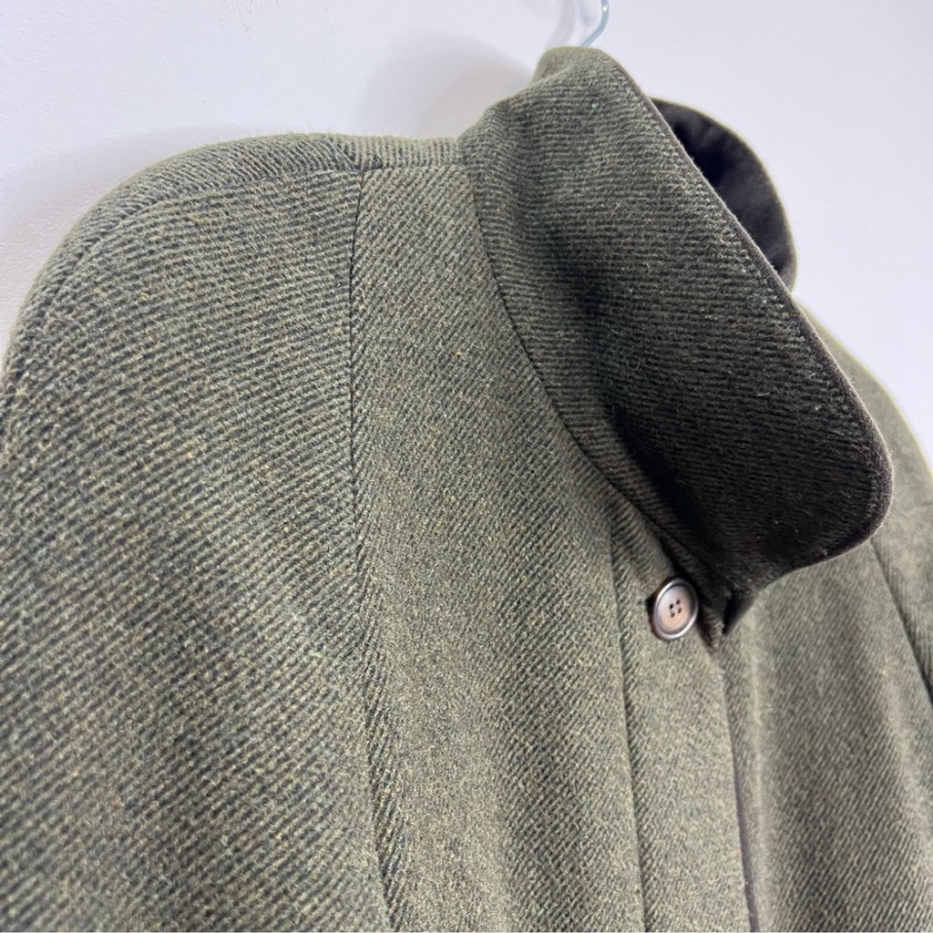 Vintage Me Jay Montreal wool blend green tweed coat 11/12