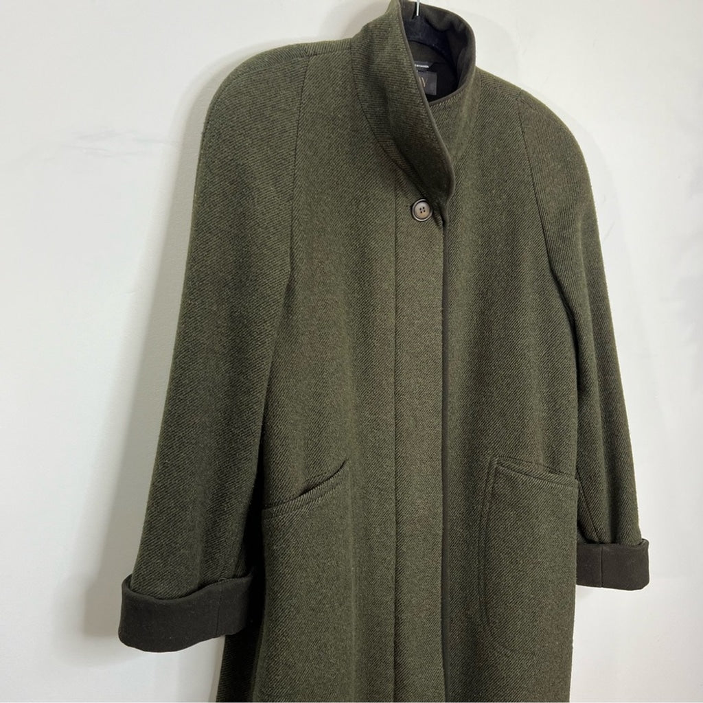 Vintage Me Jay Montreal wool blend green tweed coat 11/12